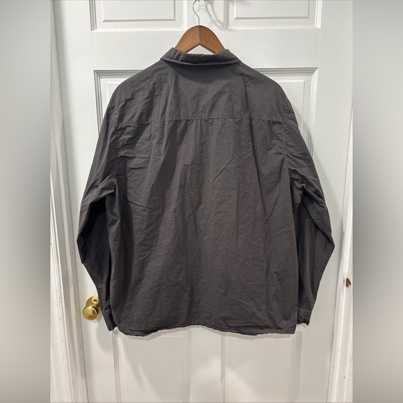 Kith Thompson Camp Collar Shirt XL KH030043 21SS Kindling Brown Overshirt Rare - Picture 6 of 8